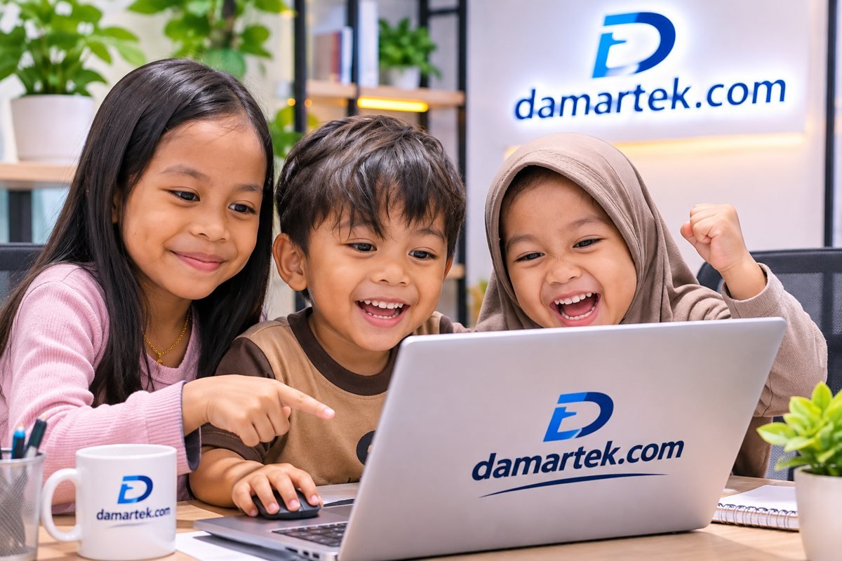 Peserta magang Damartek bersorak gembira
